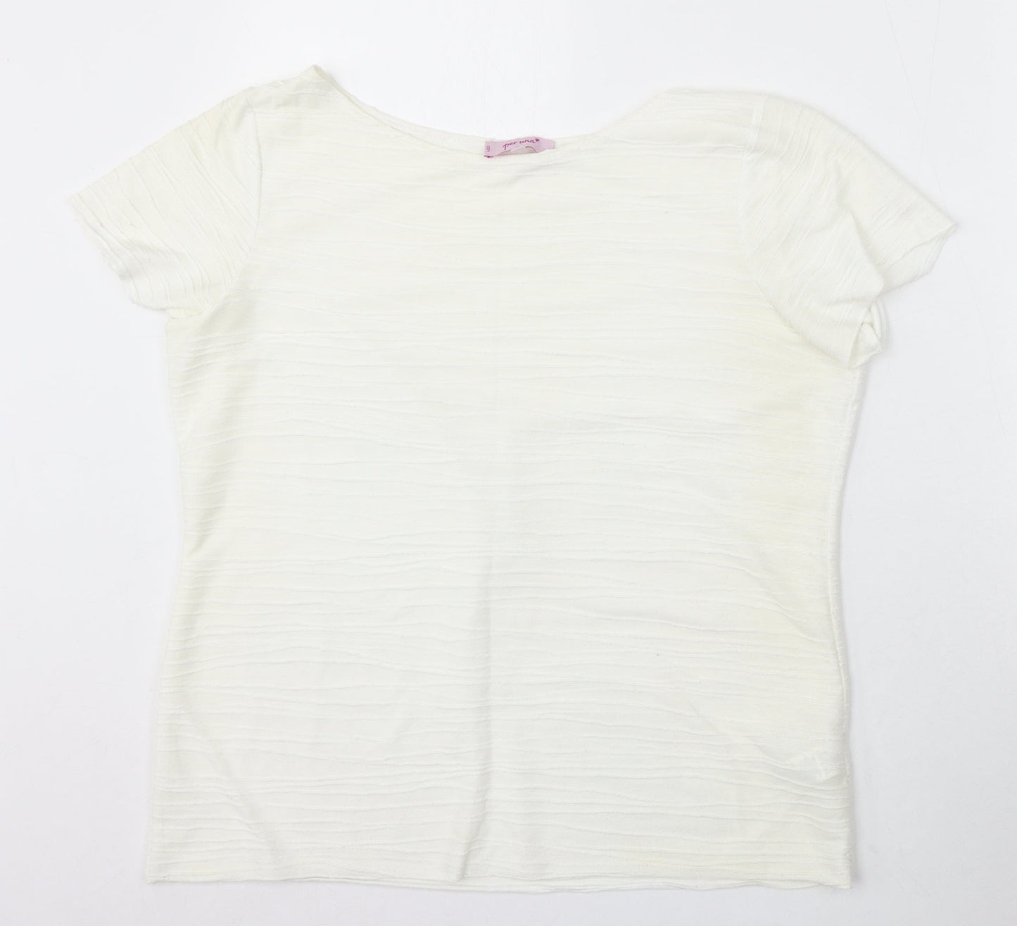 Womens UK Size 16 Marks and Spencer Ivory Pullover Jumper