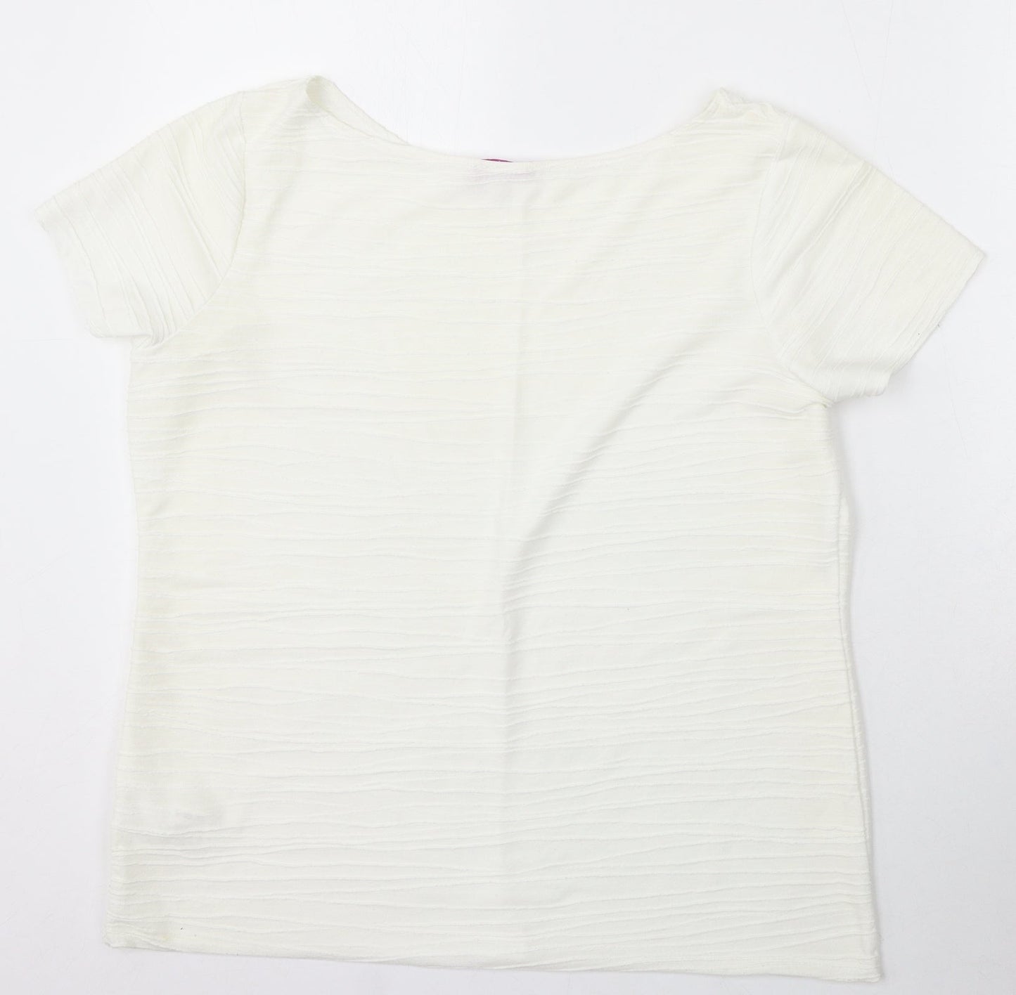 Womens UK Size 16 Marks and Spencer Ivory Pullover Jumper