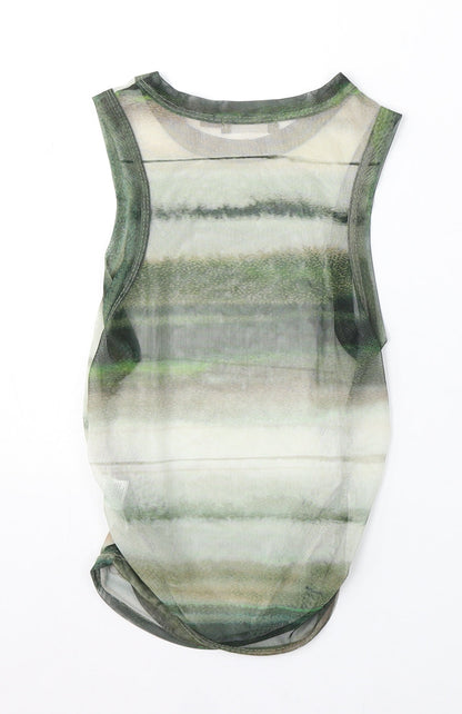 Womens UK Size 6 PRETTYLITTLETHING Multicoloured Basic Tank
