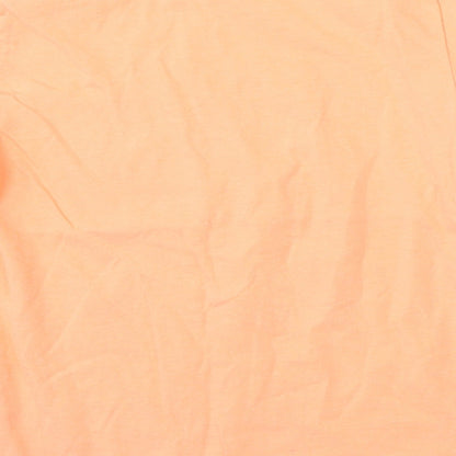 Worldwide Girls Pink Cotton Basic T-Shirt Size 7-8 Years Round Neck - Worldwide