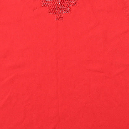 Womens UK Size L Casamia Red Pullover Jumper