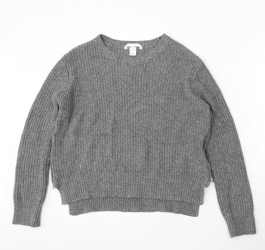 Womens UK Size M H&M Grey Pullover Jumper
