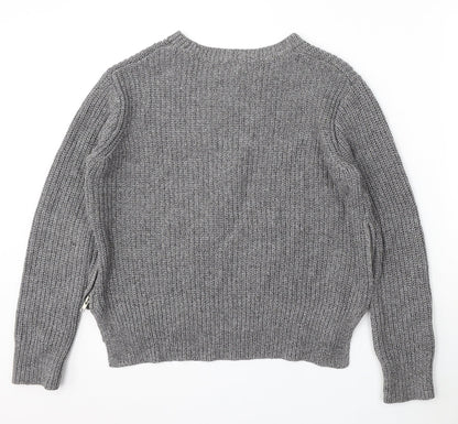 Womens UK Size M H&M Grey Pullover Jumper