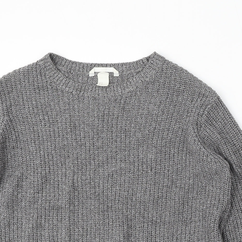 Womens UK Size M H&M Grey Pullover Jumper