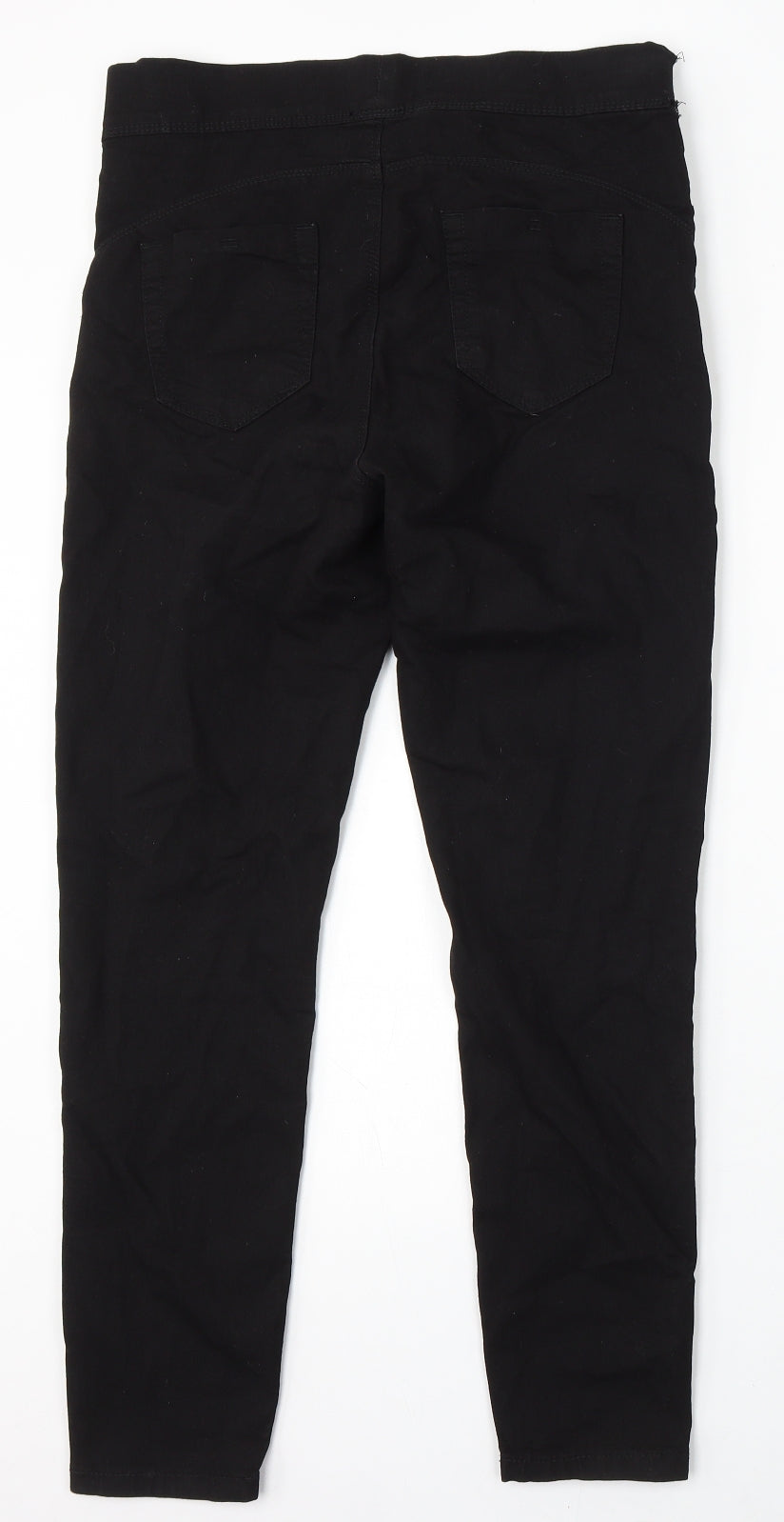 Denim & Co. Womens Black Cotton Skinny Jeans Size 12 L29 in Regular