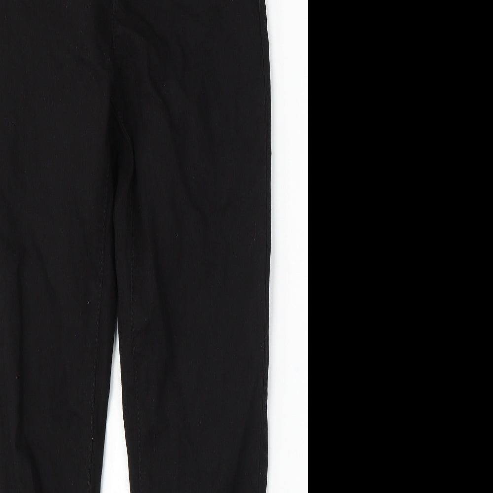 Denim & Co. Womens Black Cotton Skinny Jeans Size 12 L29 in Regular