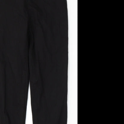 Denim & Co. Womens Black Cotton Skinny Jeans Size 12 L29 in Regular