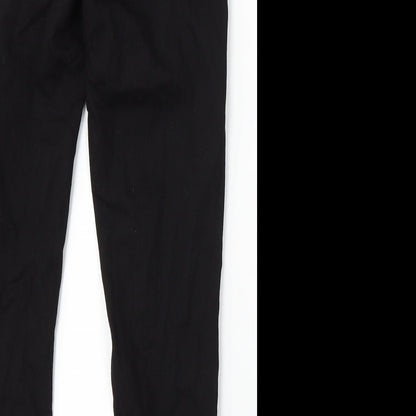 Denim & Co. Womens Black Cotton Skinny Jeans Size 12 L29 in Regular