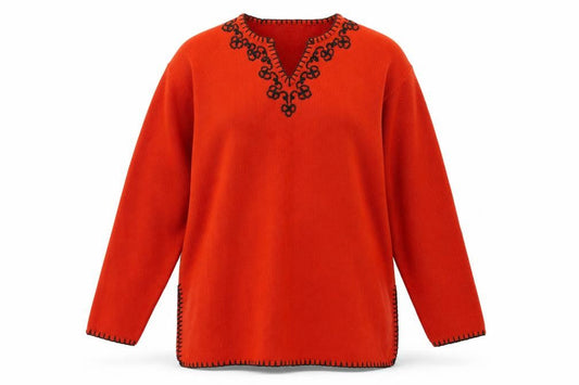 Womens UK Size L Instyle Red Pullover Jumper