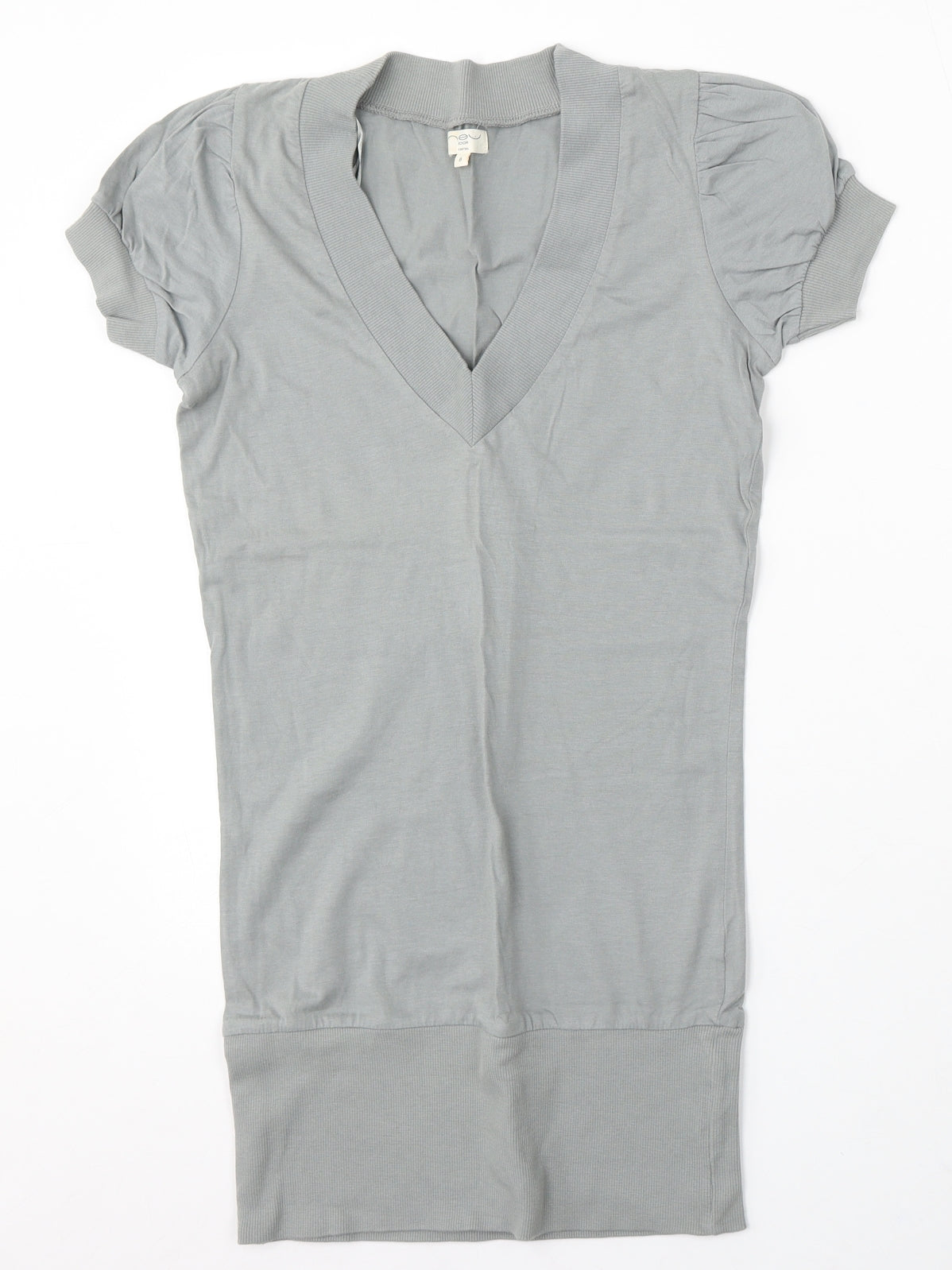 Womens UK Size 8 New Look Grey Pullover Jumper