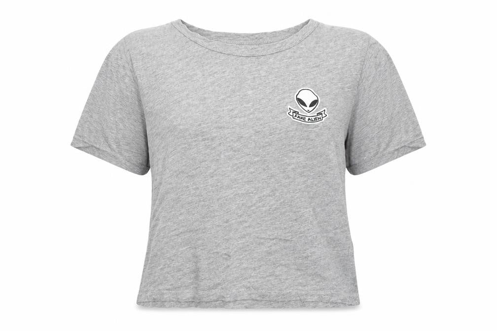 Womens UK Size S Pull&Bear Grey Basic T-Shirt