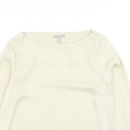 Womens UK Size 12 H&M Beige Basic Blouse