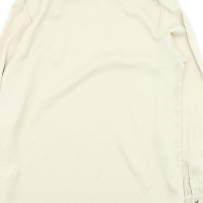 Womens UK Size 12 H&M Beige Basic Blouse