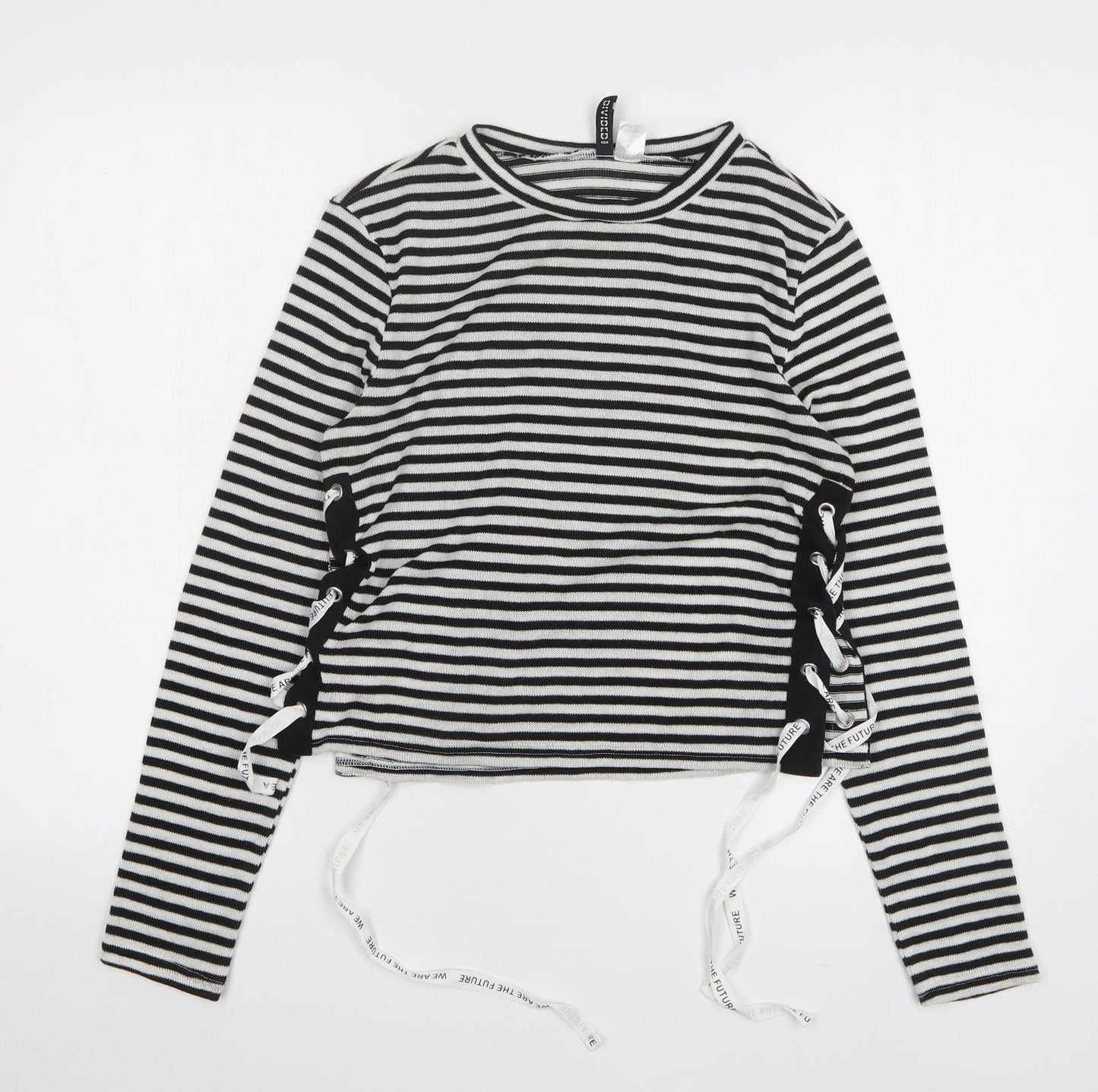 Womens UK Size M H&M Black Pullover Jumper