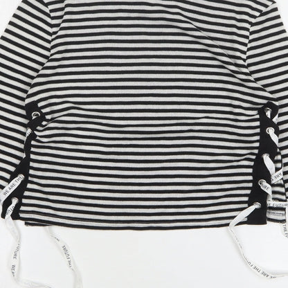 Womens UK Size M H&M Black Pullover Jumper