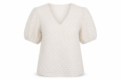 Womens UK Size 12 Gallery White Basic Blouse