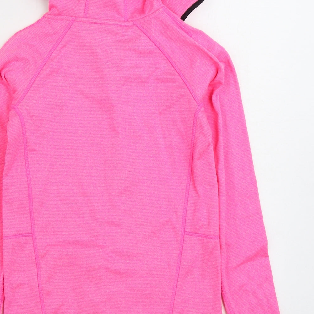 Work Out Womens Pink Jacket Size 8 Zip