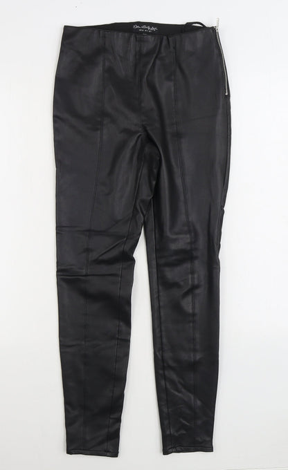 Womens UK Size 8 Miss Selfridge Regular Fit Jegging Black Trousers