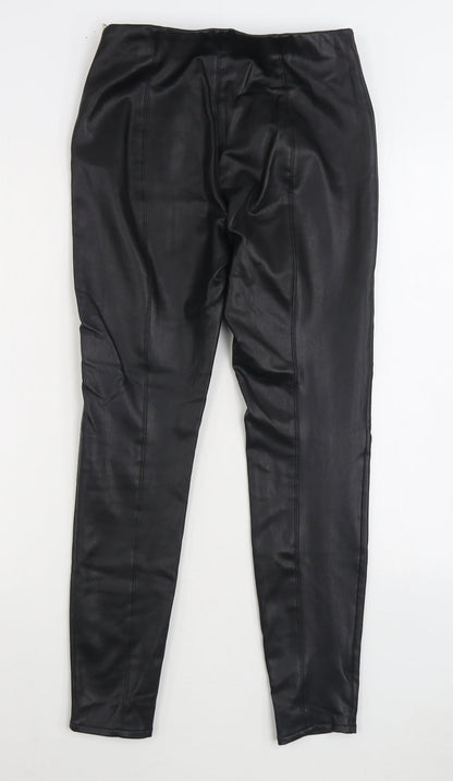 Womens UK Size 8 Miss Selfridge Regular Fit Jegging Black Trousers