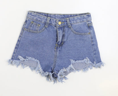 Womens UK Size XS Preworn Regular Fit Hot Pants Shorts