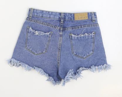 Womens UK Size XS Preworn Regular Fit Hot Pants Shorts