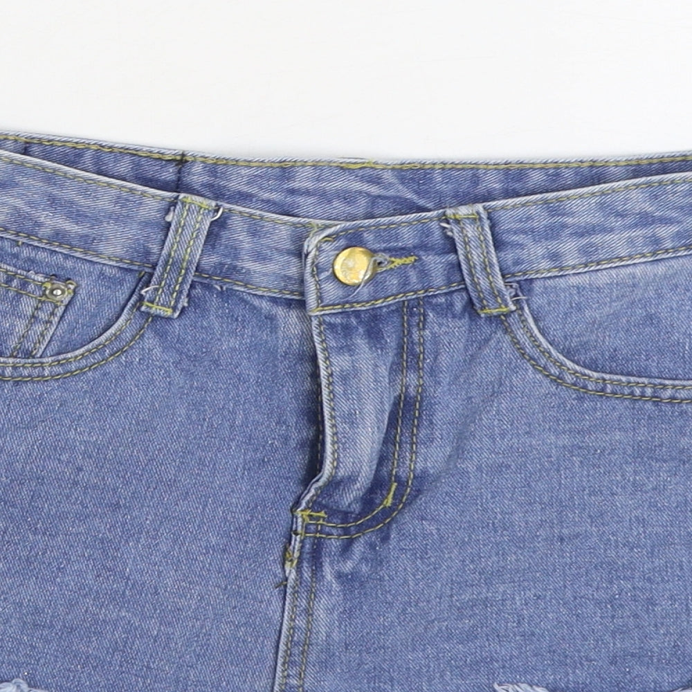Womens UK Size XS Preworn Regular Fit Hot Pants Shorts