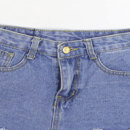 Womens UK Size XS Preworn Regular Fit Hot Pants Shorts