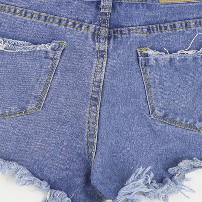 Womens UK Size XS Preworn Regular Fit Hot Pants Shorts