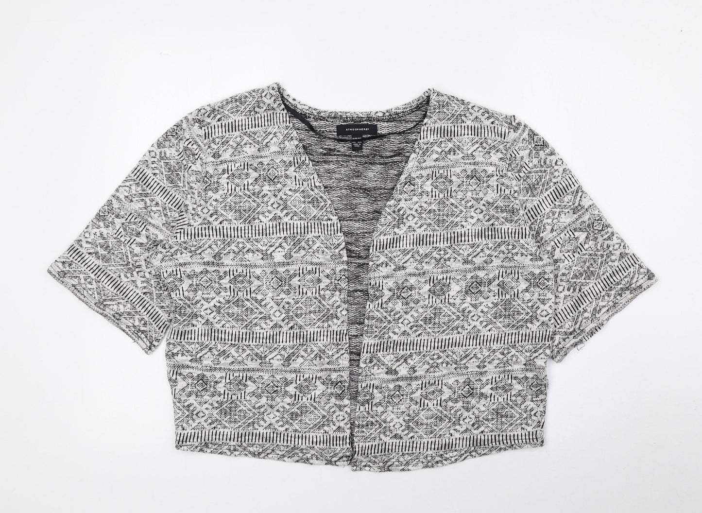 Womens UK Size 14 Atmosphere Grey Cardigan Jumper