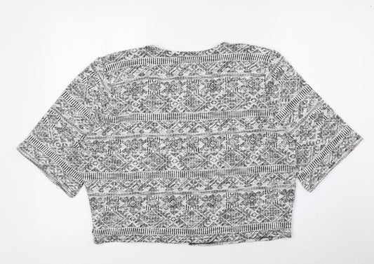 Womens UK Size 14 Atmosphere Grey Cardigan Jumper