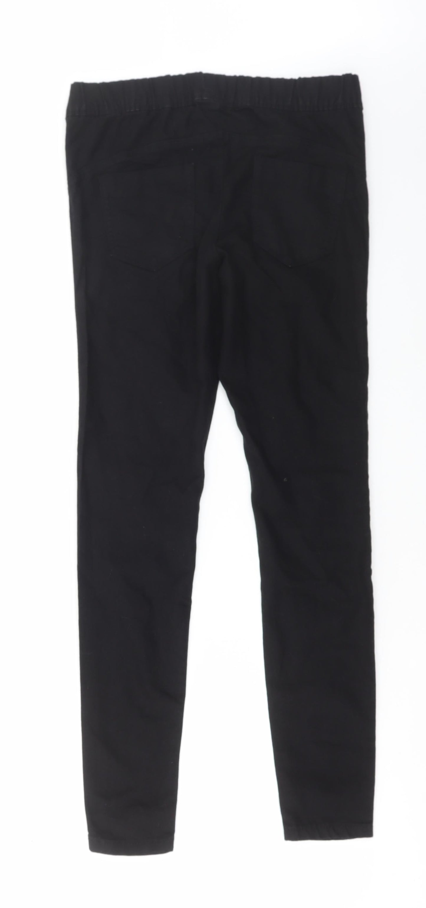 Denim & Co. Womens Black Cotton Jegging Jeans Size 10 L29 in Regular