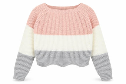 Womens UK Size M Cameo Rose Multicoloured Pullover Jumper