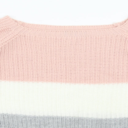 Womens UK Size M Cameo Rose Multicoloured Pullover Jumper