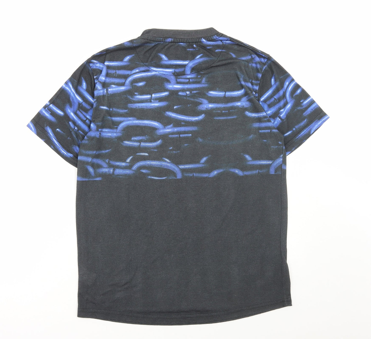 Slave nation Mens Grey Polyester T-Shirt Size S Round Neck