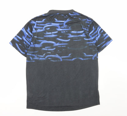 Slave nation Mens Grey Polyester T-Shirt Size S Round Neck