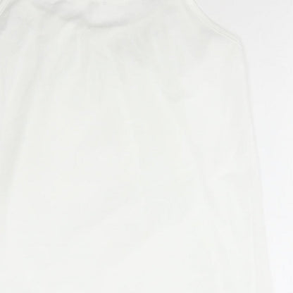 Womens UK Size 3XL Preworn White Camisole Tank
