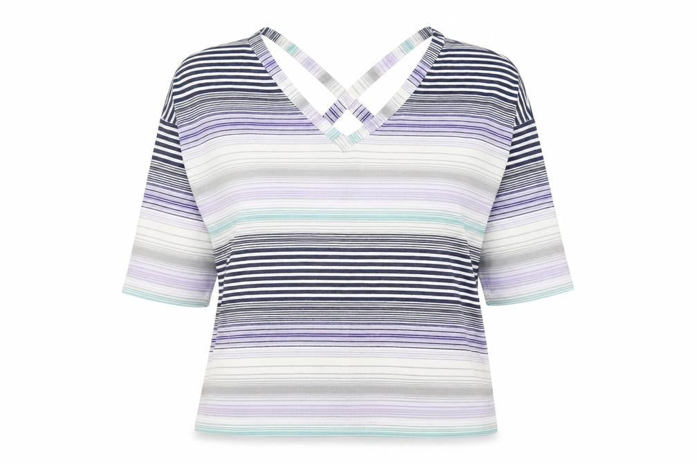 Womens UK Size 12 George Multicoloured Jersey Blouse