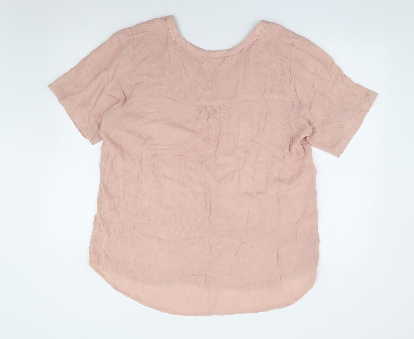 Womens UK Size L Kaffe Pink Basic Blouse