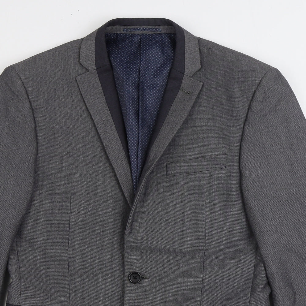 Mens UK Size 36 NEXT Regular Grey Suit Jacket