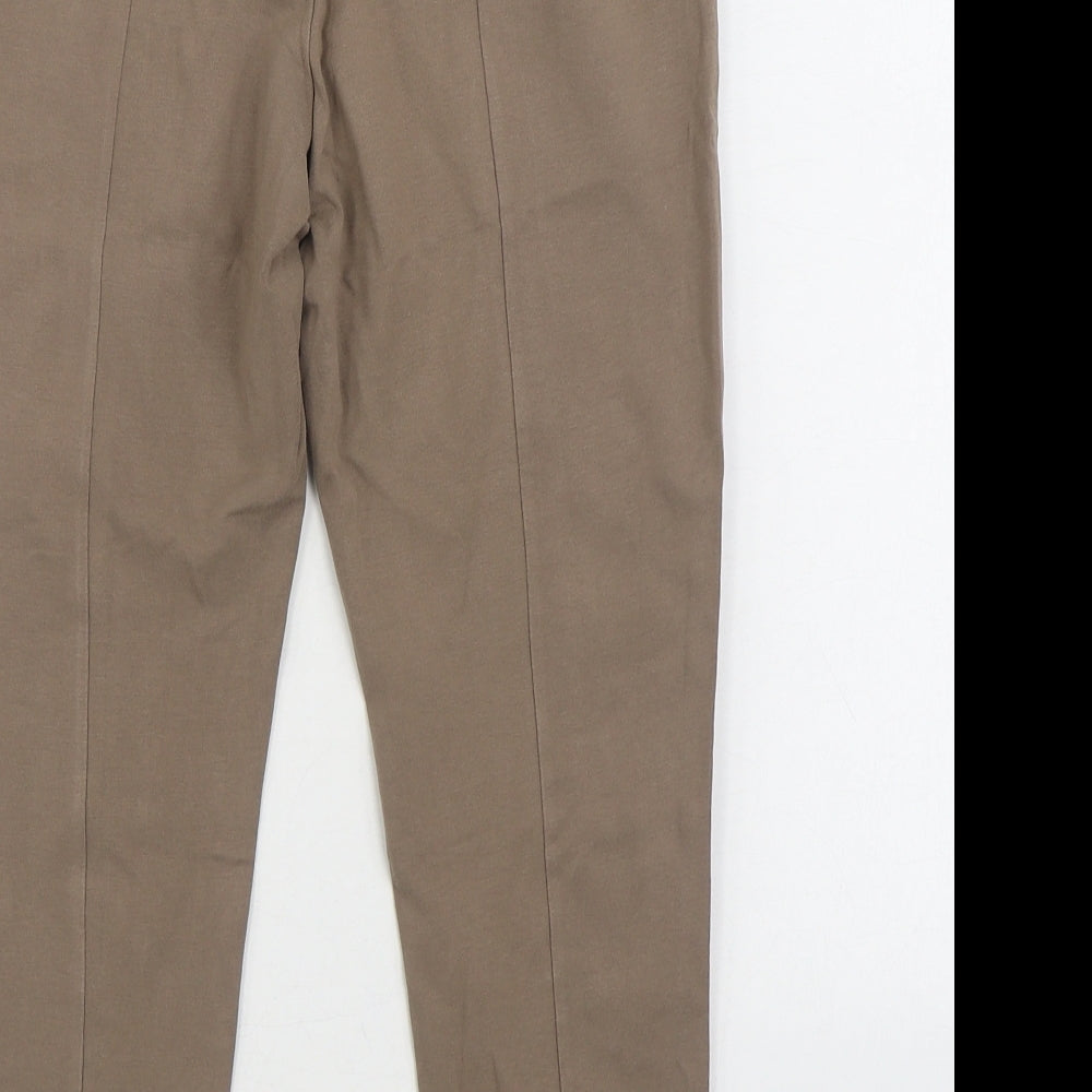 Sandwich Womens Brown Cotton Jogger Leggings Size S L22 in - Ruched Ankle