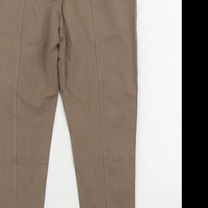 Sandwich Womens Brown Cotton Jogger Leggings Size S L22 in - Ruched Ankle