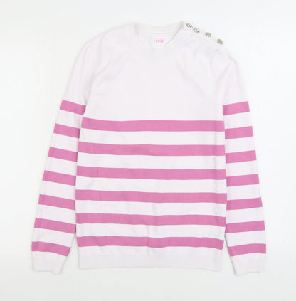 Womens UK Size S Savida White Pullover Jumper