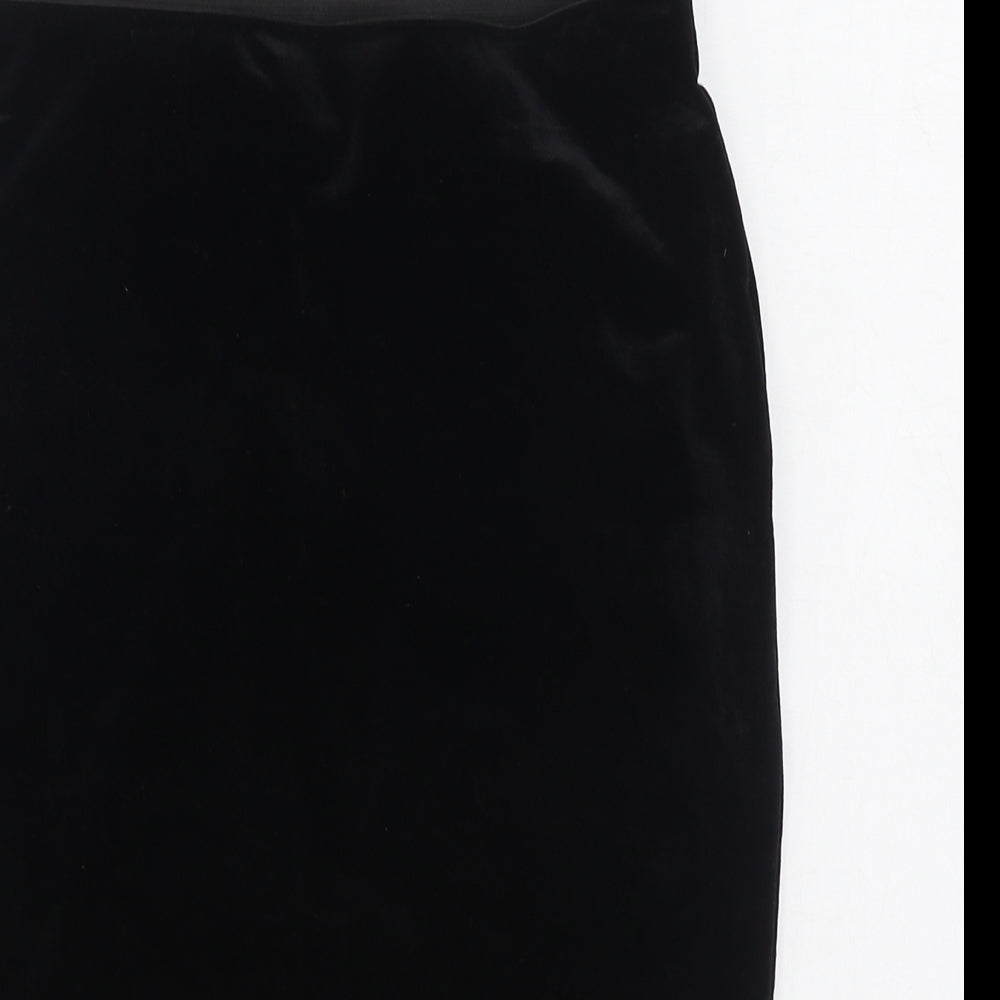 Only Womens Black Polyester Straight & Pencil Skirt Size M - Lace detail