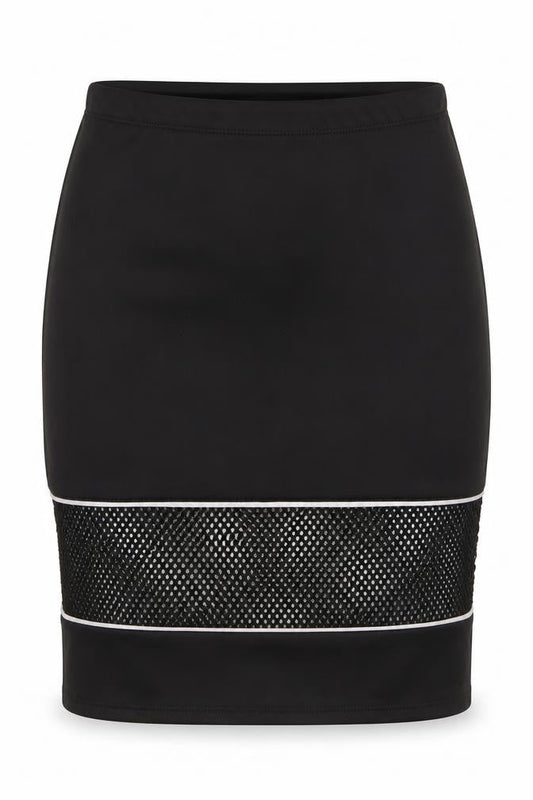 Womens UK Size M Papaya Straight & Pencil Jersey Skirt