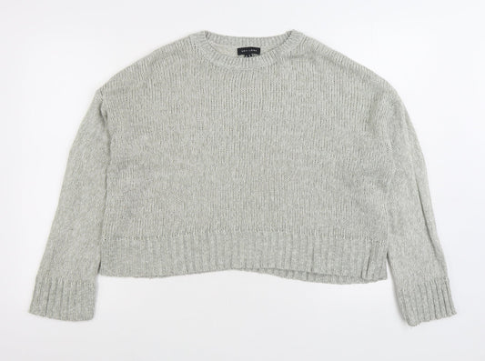 Womens UK Size M New Look Grey Pullover Jumper