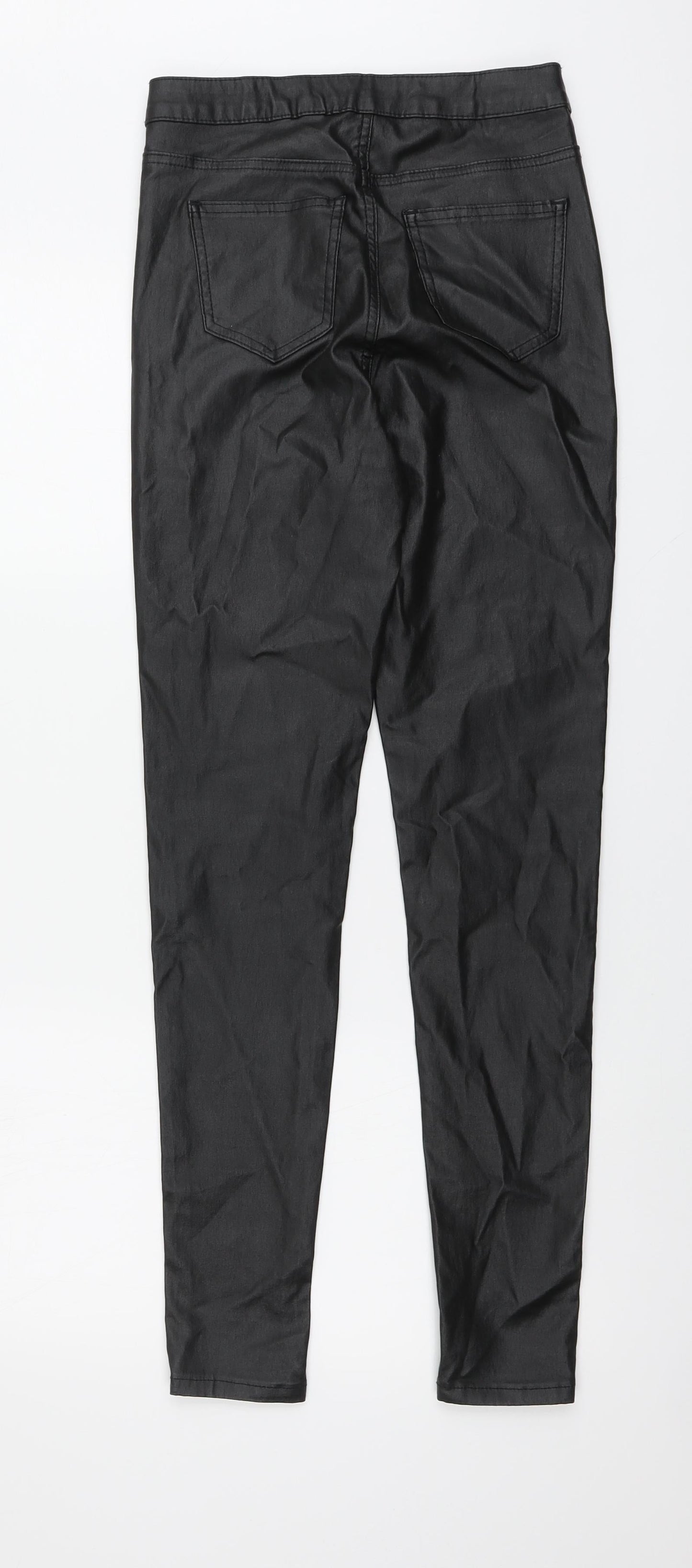 Womens UK Size 8 Quiz Regular Fit Jegging Black Trousers