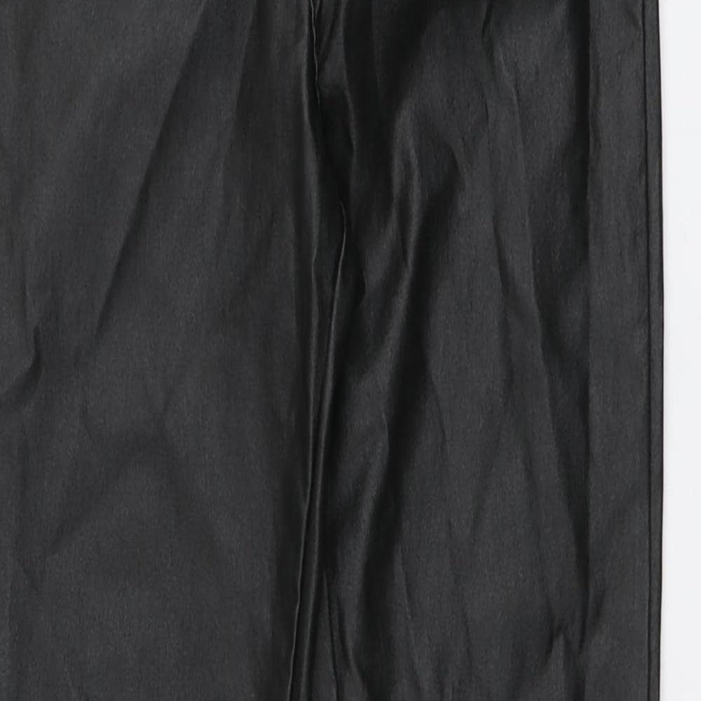 Womens UK Size 8 Quiz Regular Fit Jegging Black Trousers