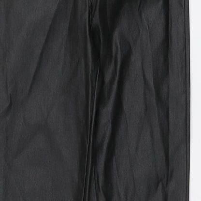 Womens UK Size 8 Quiz Regular Fit Jegging Black Trousers