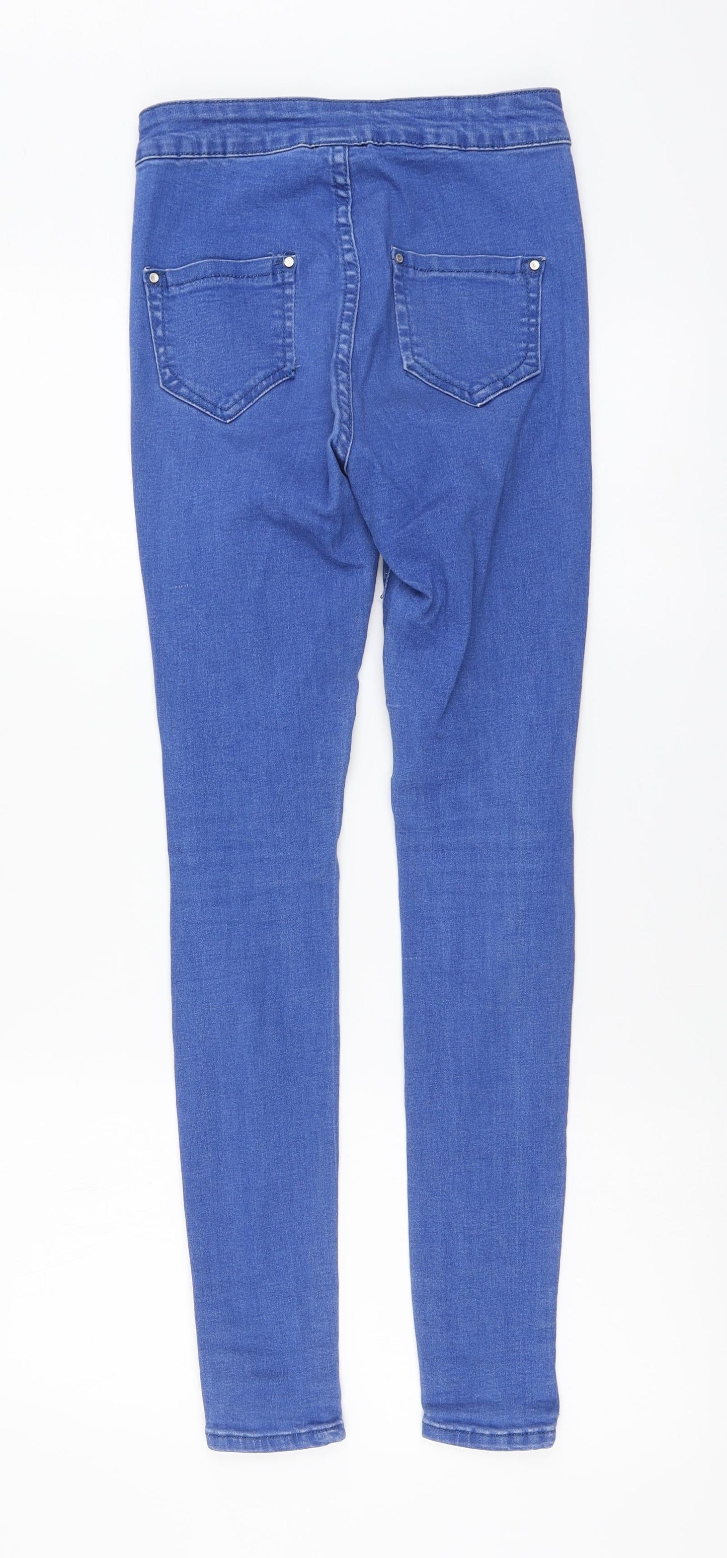 Womens UK Size 8 Girl Vivi Regular Fit Skinny Blue Jeans