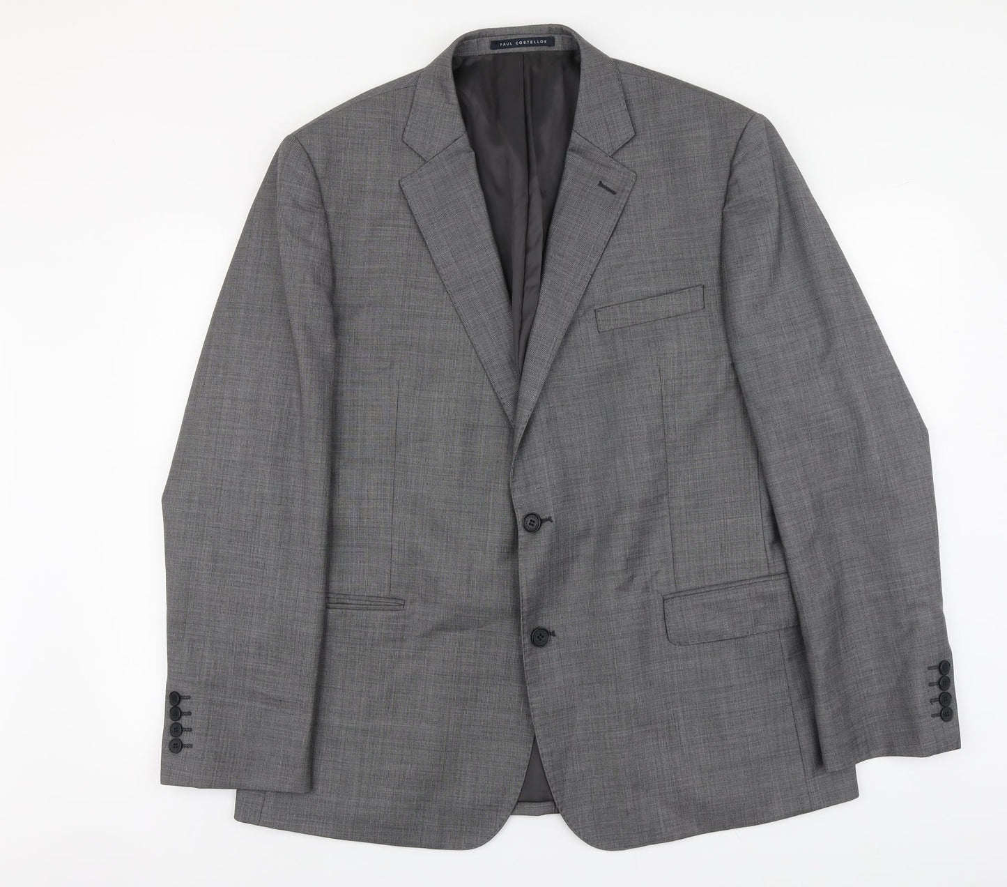 Mens UK Size L Paul Costelloe Regular Grey Suit Jacket